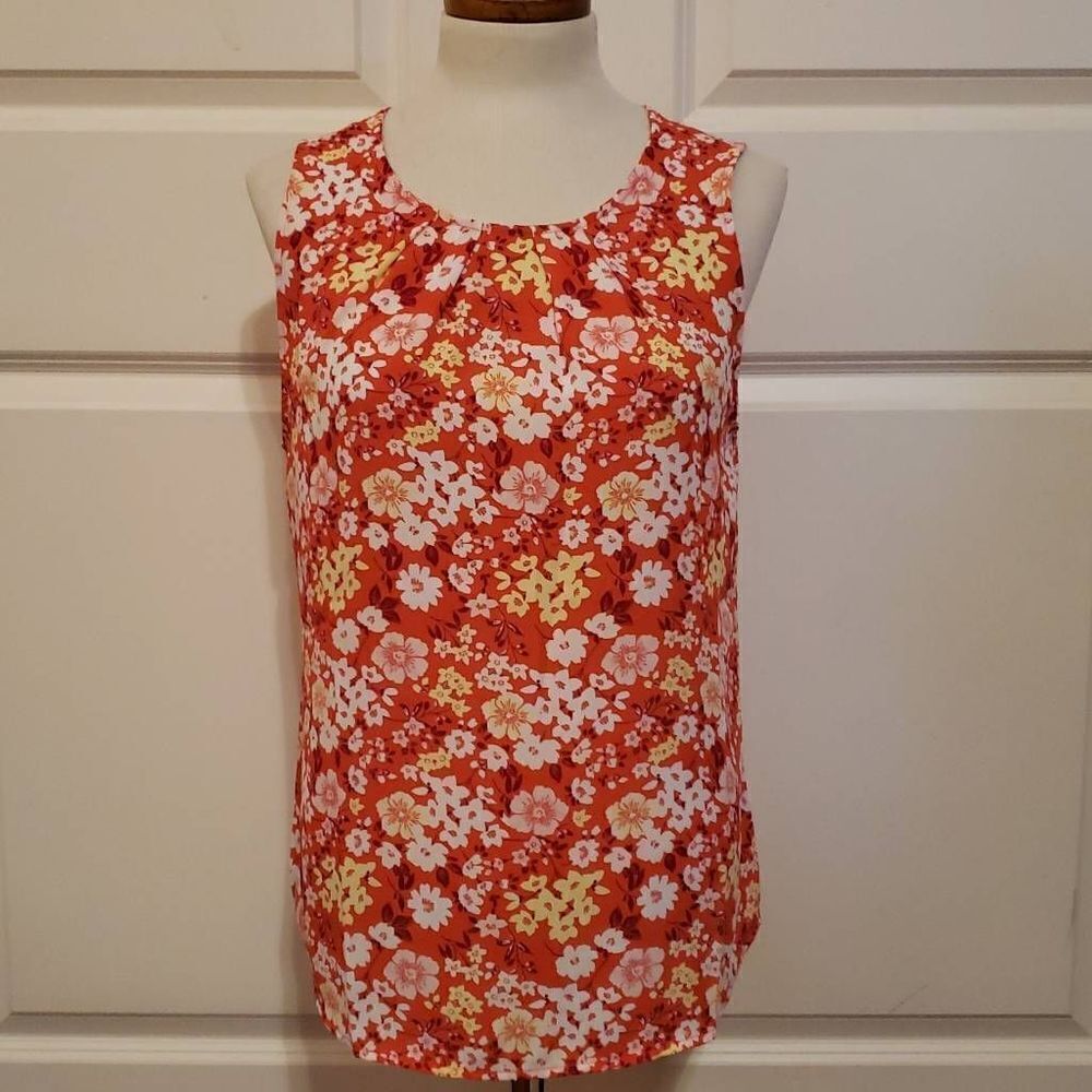 41‎ Hawthorn Lexie Pleated Blouse Floral Size Medium NEW